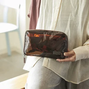 Clear Brown Drawer Pouch Áne