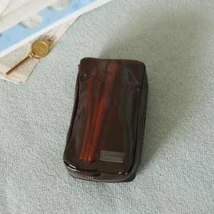 Clear Brown Small Drawer Pouch