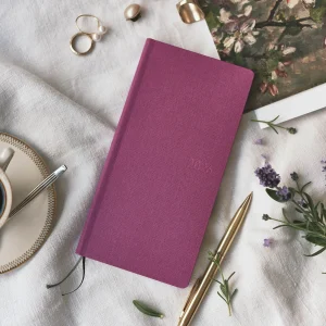 Colors Peony Purple Weeks Mega Hardcover Book / Weekly Horizontal / ENG or JPN edition / Jan start / Mon start