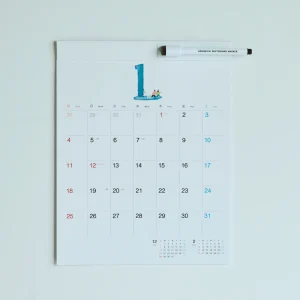 Hobonichi Hobonichi Whiteboard Calendar 2026 - Medium Size