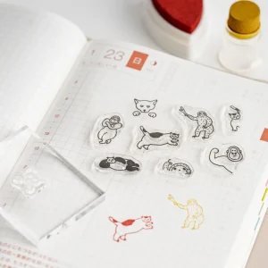Jizai Clear Stamp LOG Techo Hype Squad - Animal